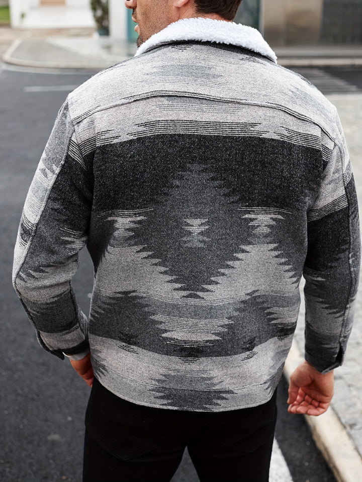 Jacket with Ethnic Pattern