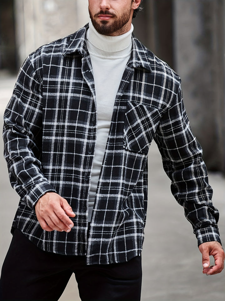 Turn-Down Collar Long Sleeve