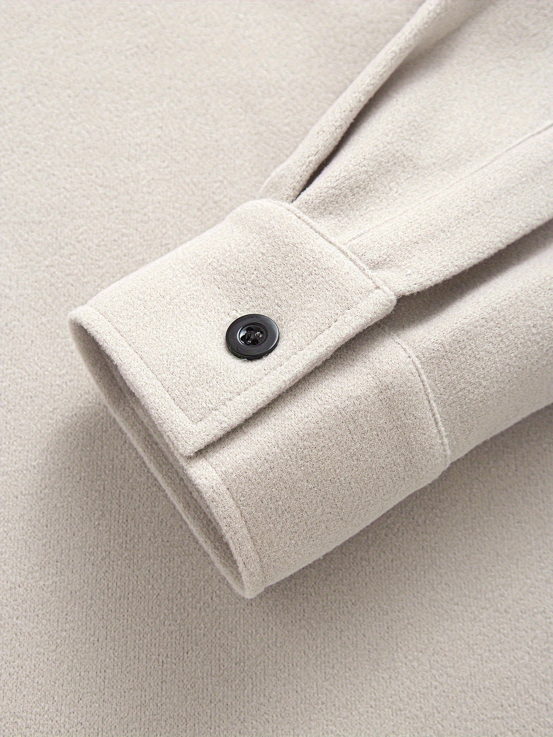 Solid Jacket With Chest Pockets