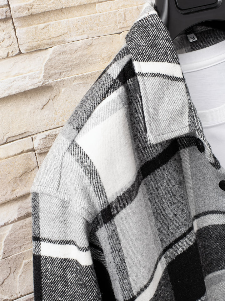 Turn-Down Collar Long Sleeve