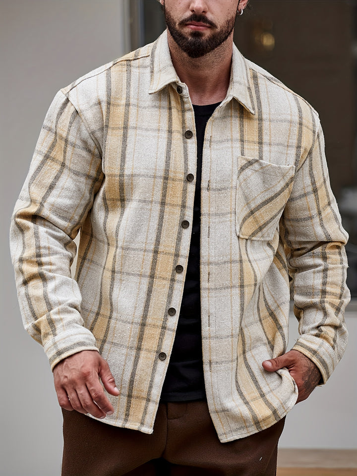 Turn-Down Collar Long Sleeve