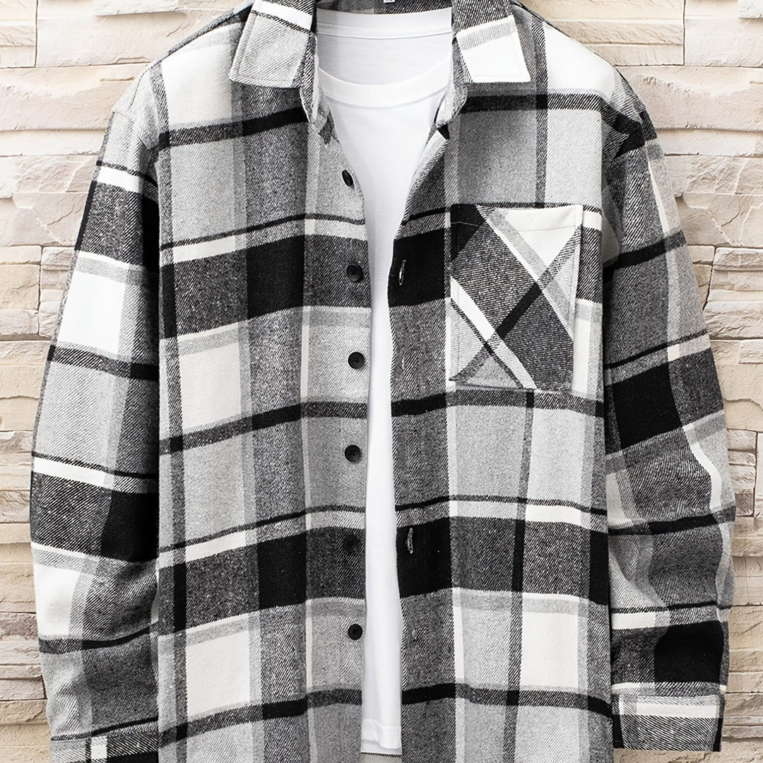 Turn-Down Collar Long Sleeve