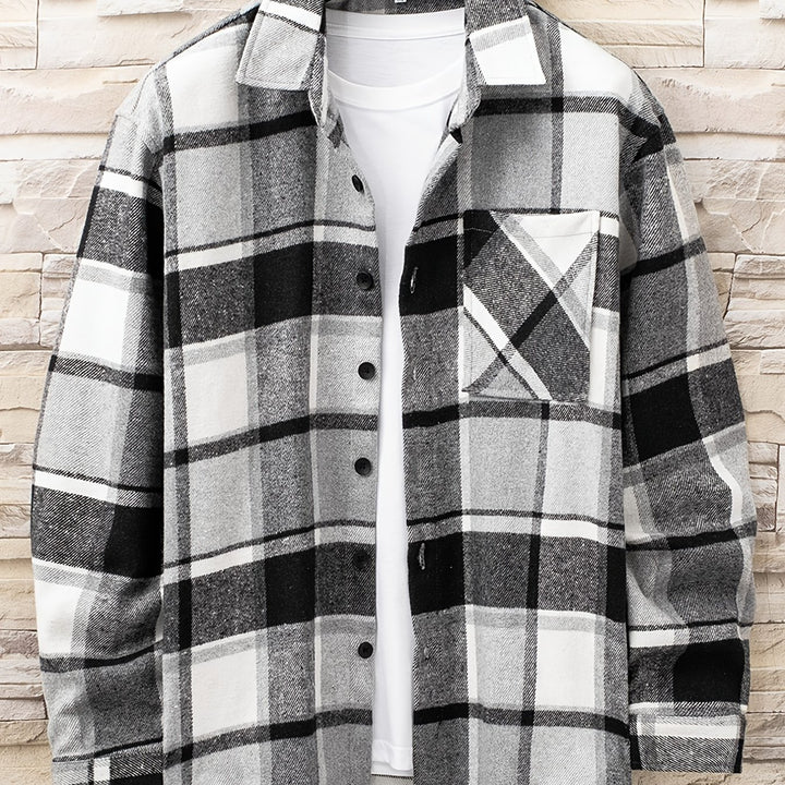 Turn-Down Collar Long Sleeve