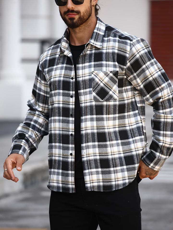 Long Sleeve Shirt with Button Pockets