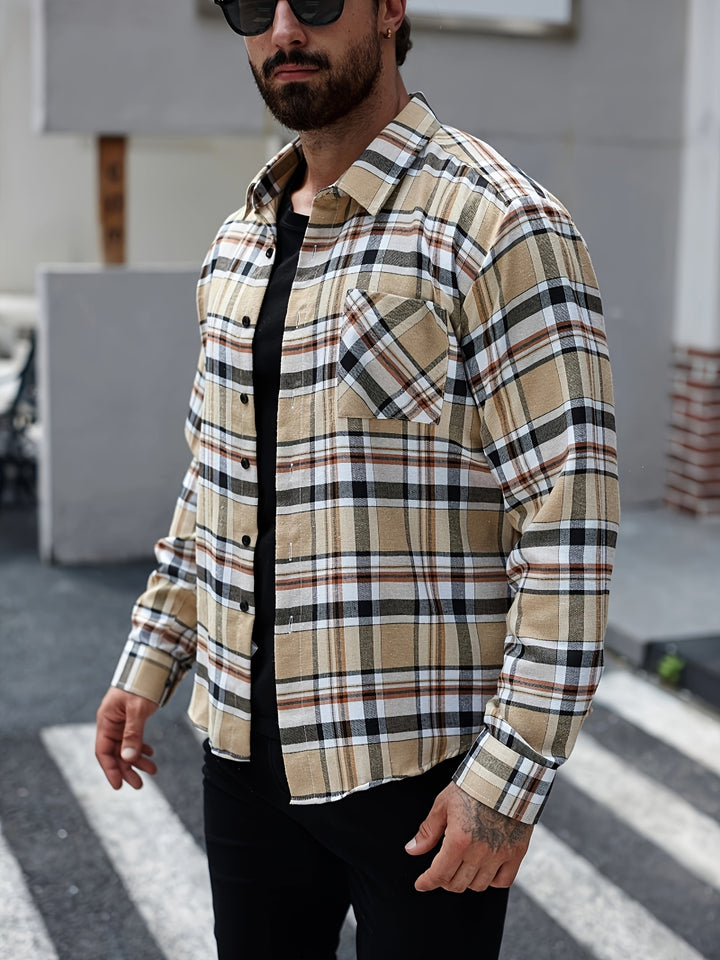 Long Sleeve Shirt with Button Pockets