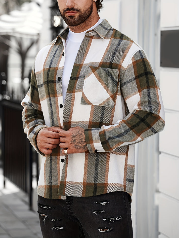 Turn-Down Collar Long Sleeve