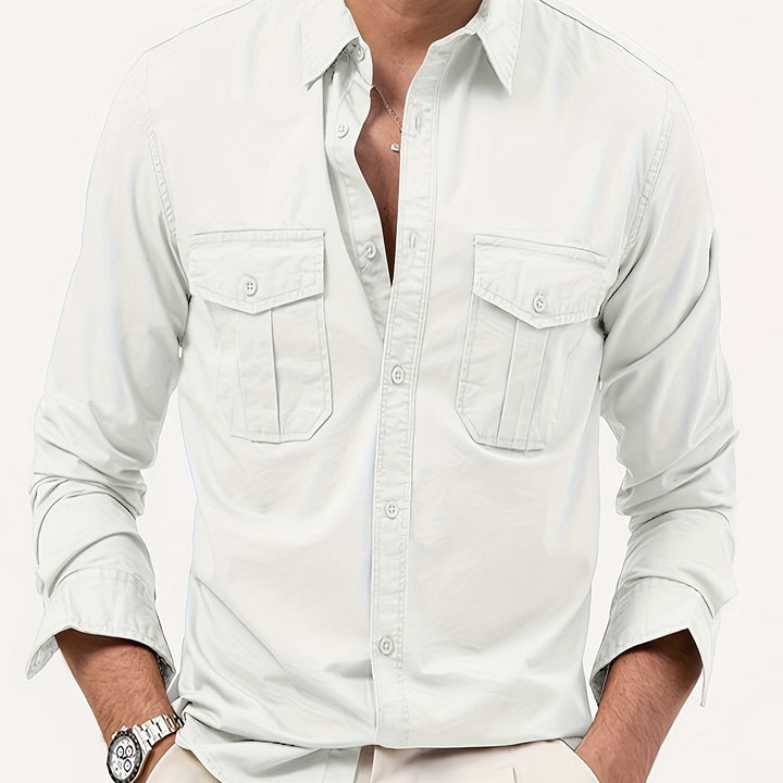 Men's Cotton Cargo Shirt