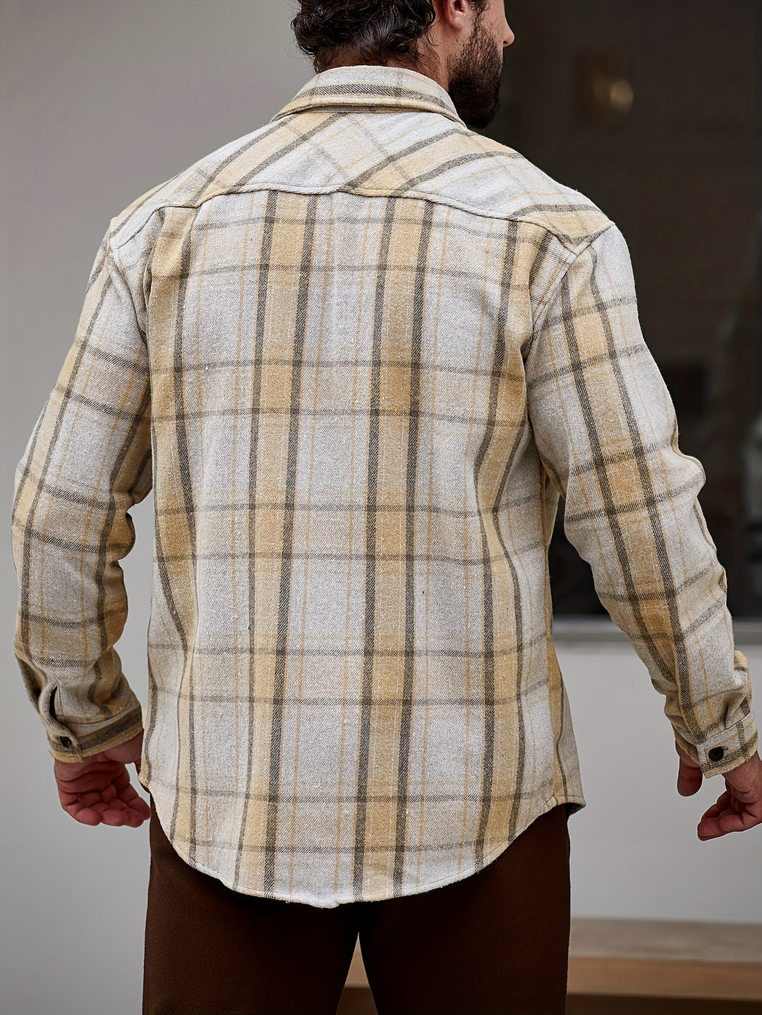 Turn-Down Collar Long Sleeve