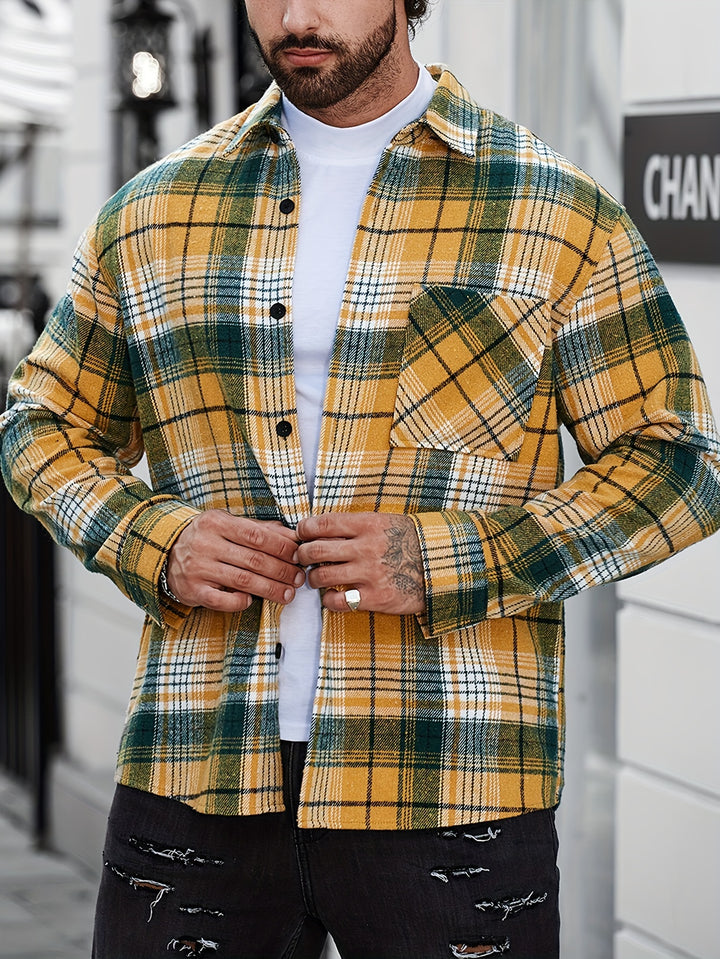 Turn-Down Collar Long Sleeve