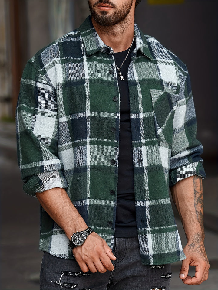 Turn-Down Collar Long Sleeve