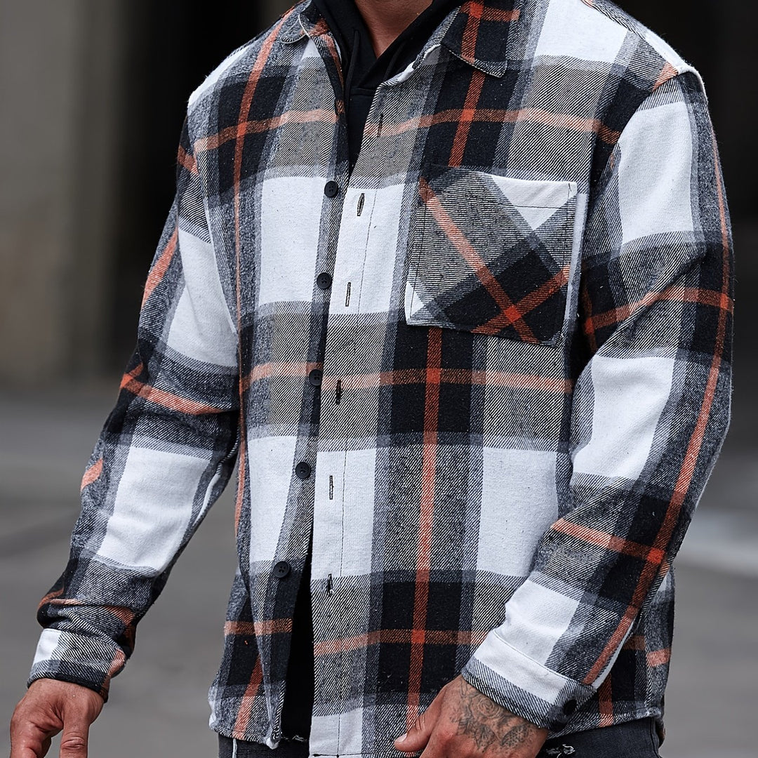 Turn-Down Collar Long Sleeve