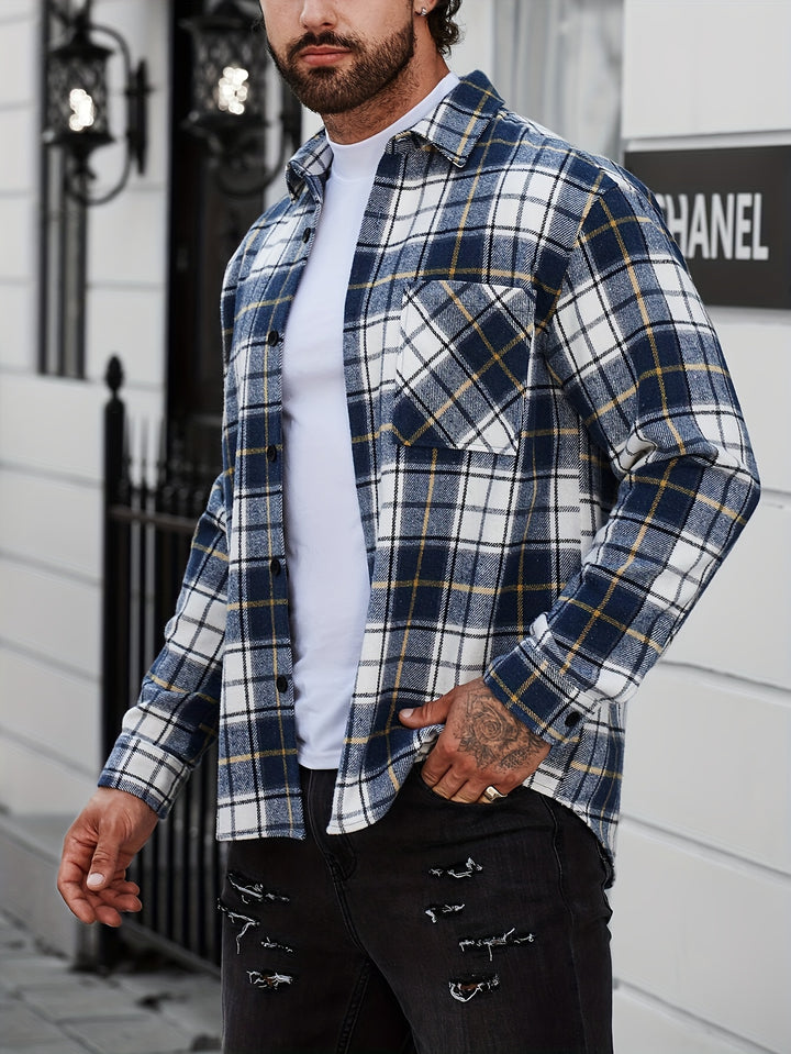 Turn-Down Collar Long Sleeve