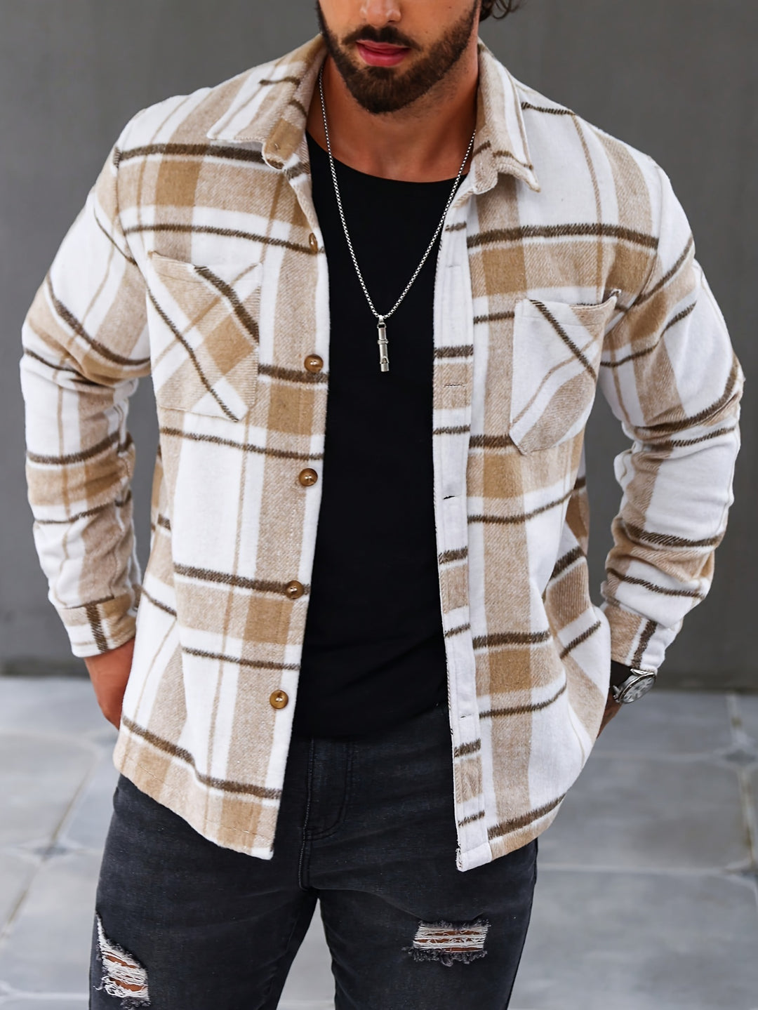 Lapel Coat Long Sleeve