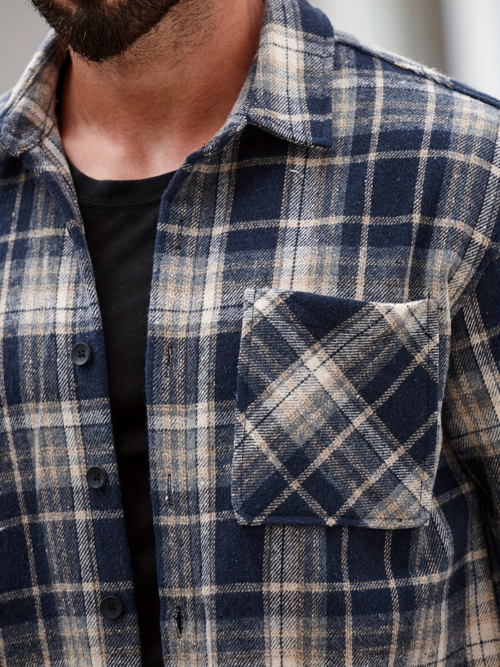 Turn-Down Collar Long Sleeve