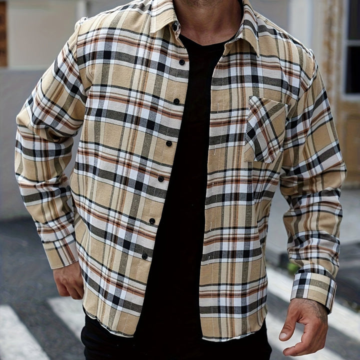 Long Sleeve Shirt with Button Pockets