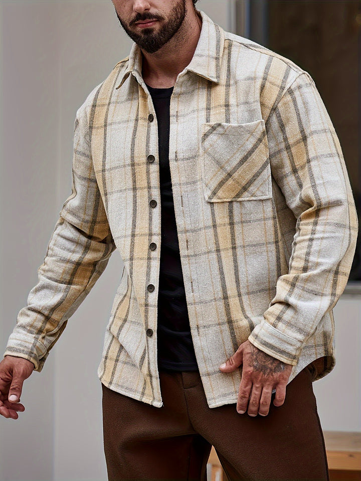 Long Sleeve Shirt With Chest Pocket