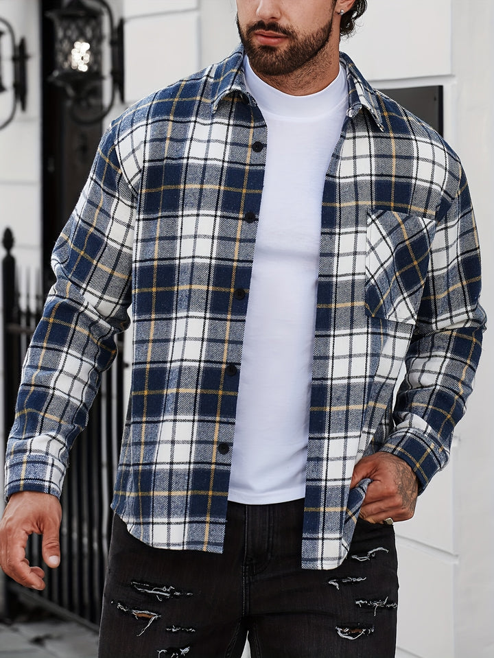 Turn-Down Collar Long Sleeve