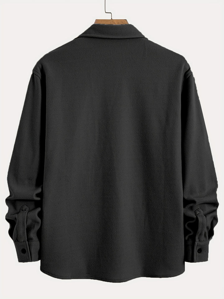 Solid Jacket With Chest Pockets