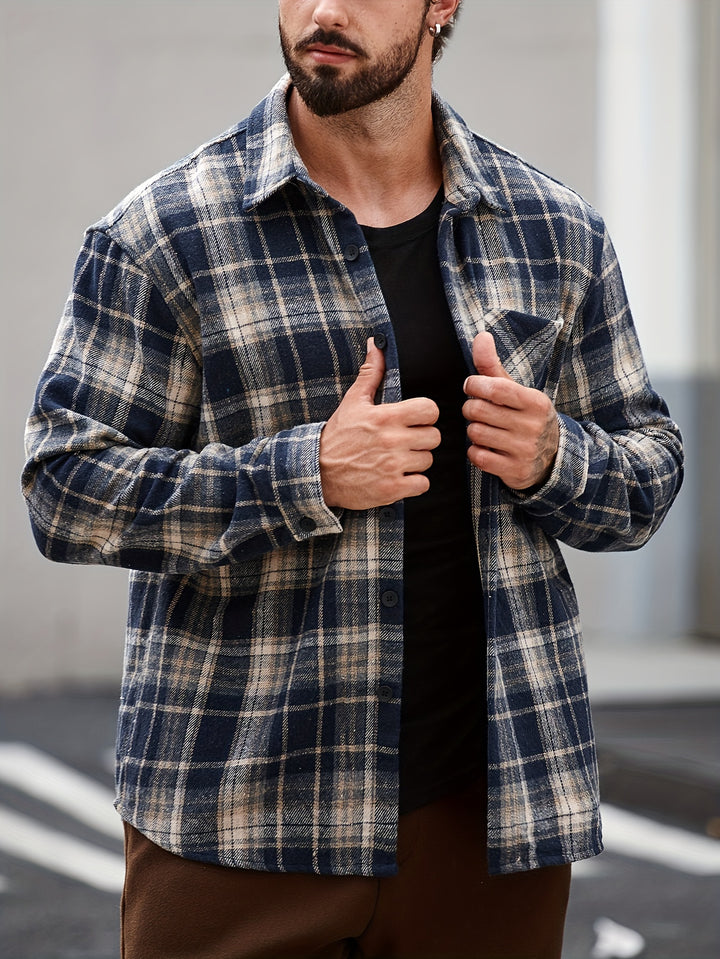 Turn-Down Collar Long Sleeve