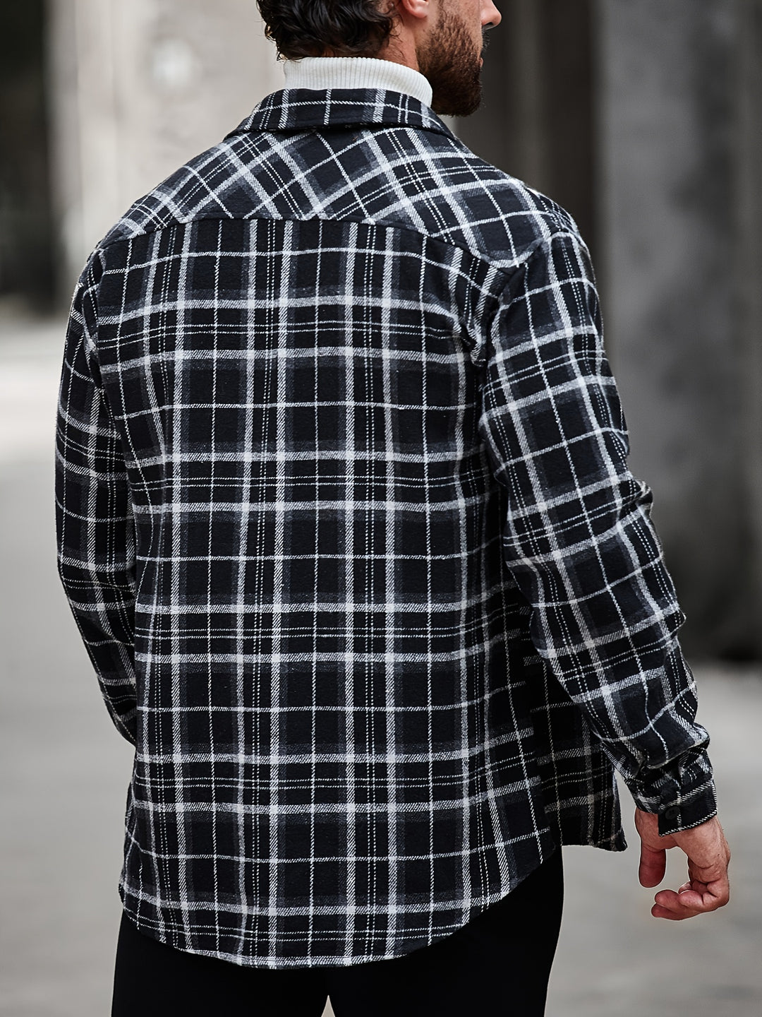 Turn-Down Collar Long Sleeve