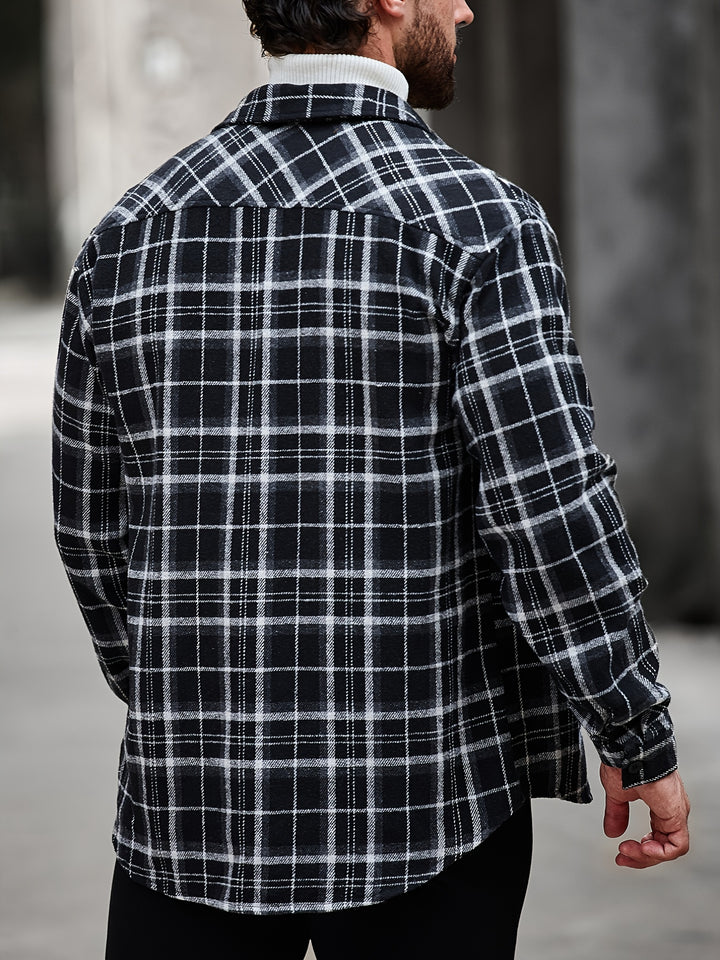 Turn-Down Collar Long Sleeve