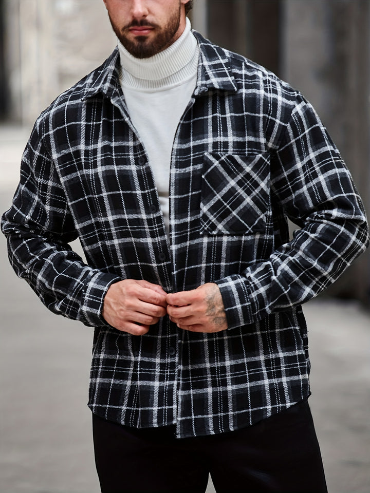 Turn-Down Collar Long Sleeve