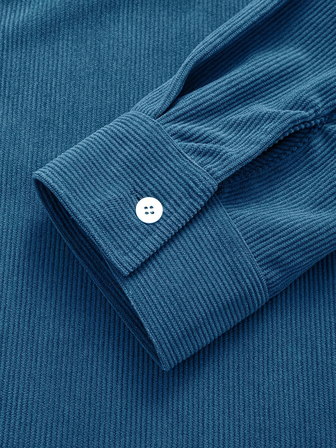 Classic Corduroy Shirt Jacket with Dual Chest Pockets