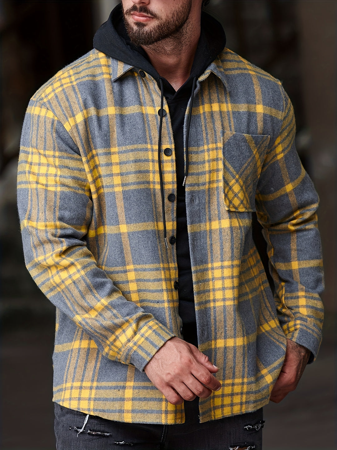 Turn-Down Collar Long Sleeve