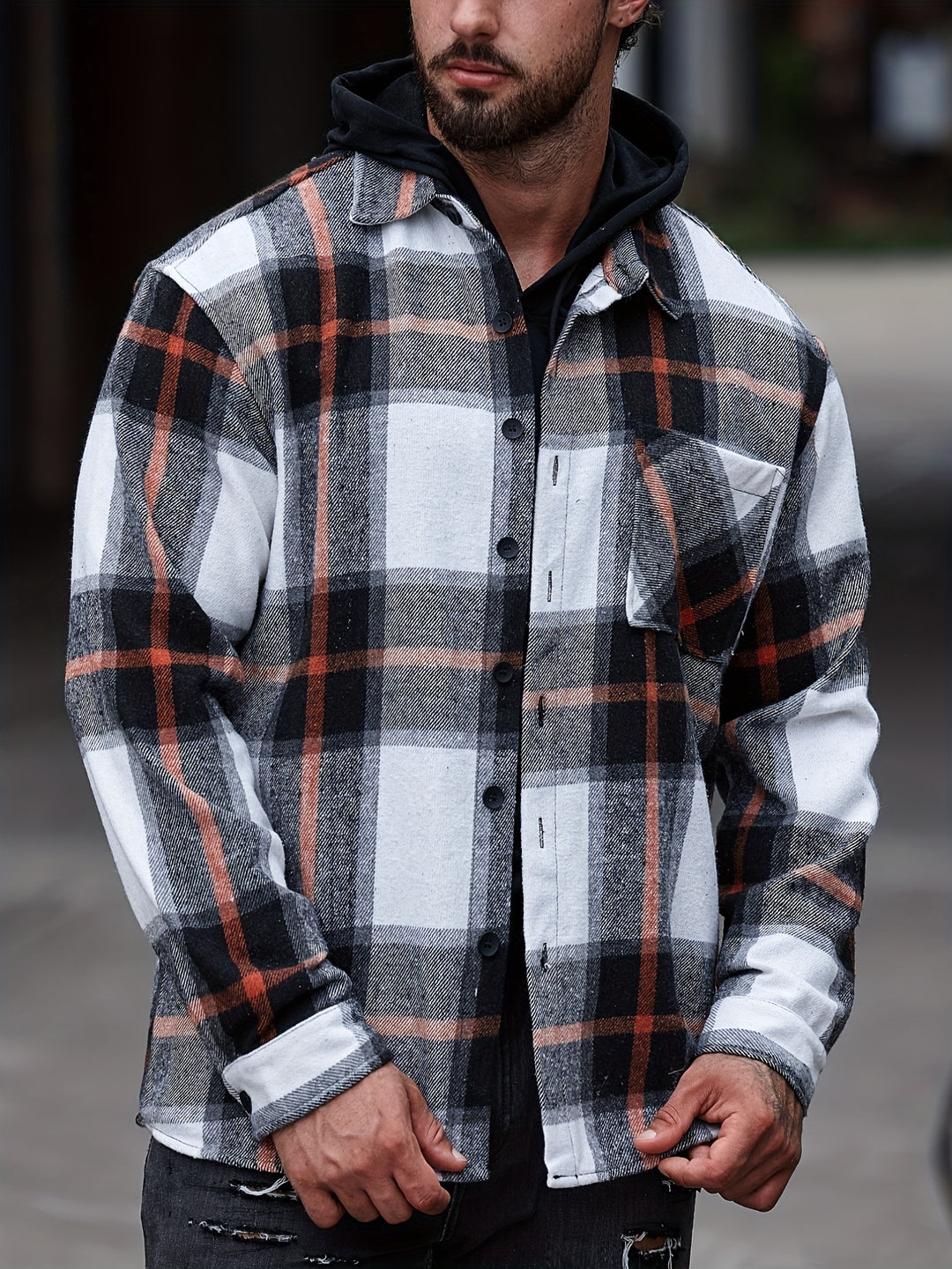 Turn-Down Collar Long Sleeve