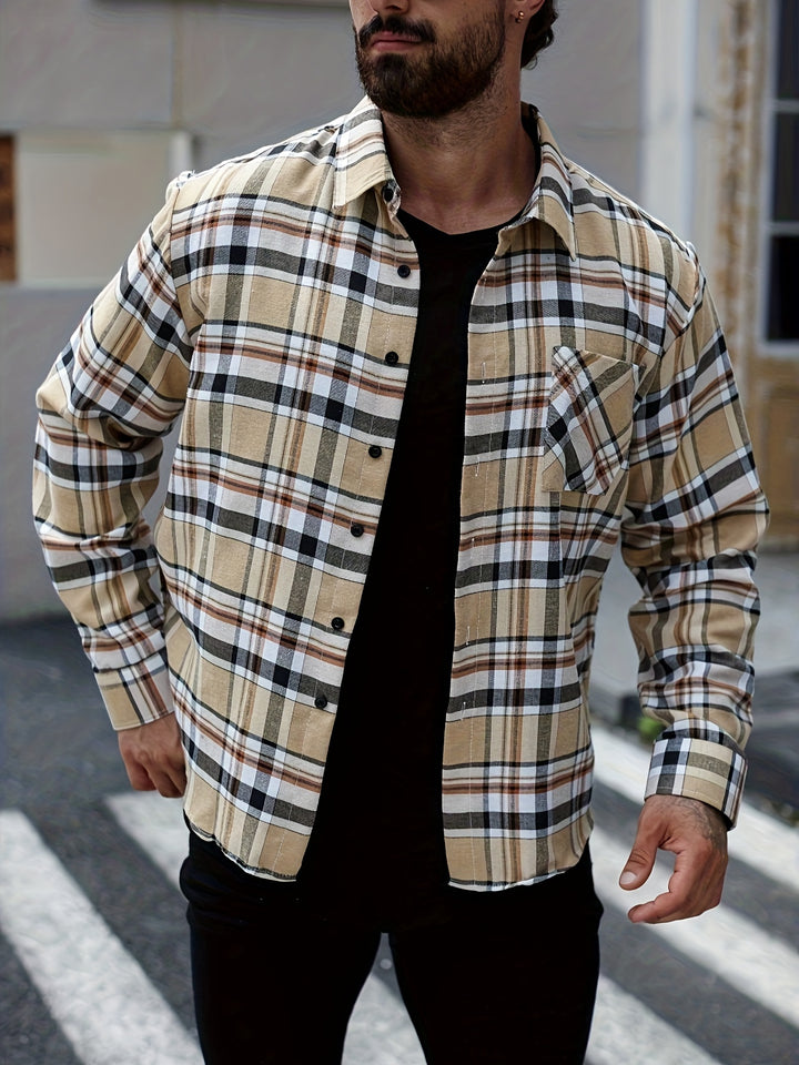 Long Sleeve Shirt with Button Pockets