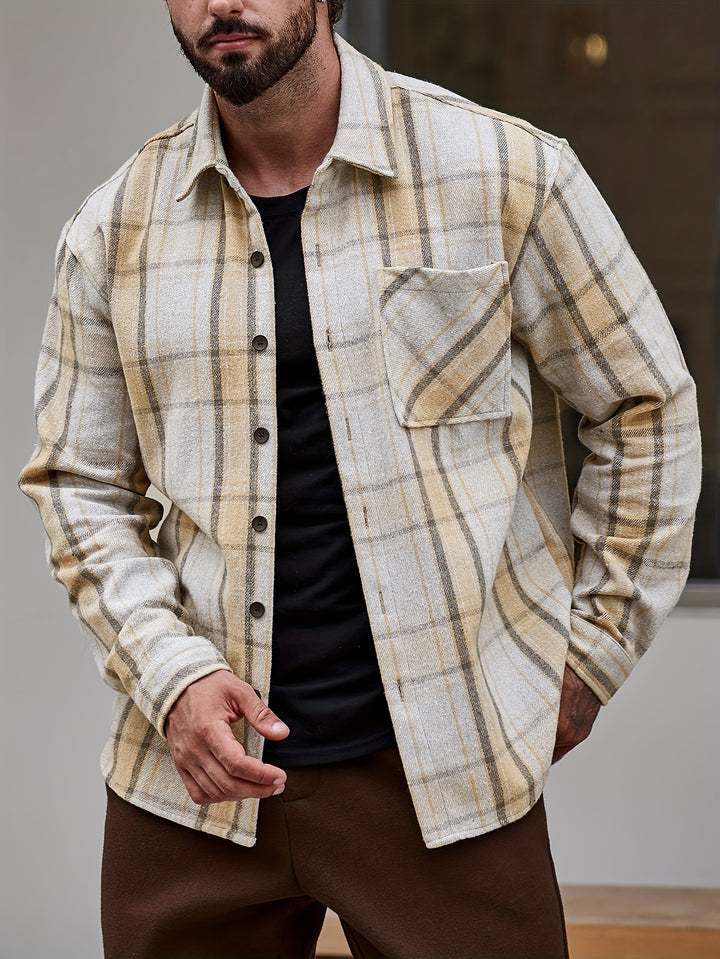 Turn-Down Collar Long Sleeve