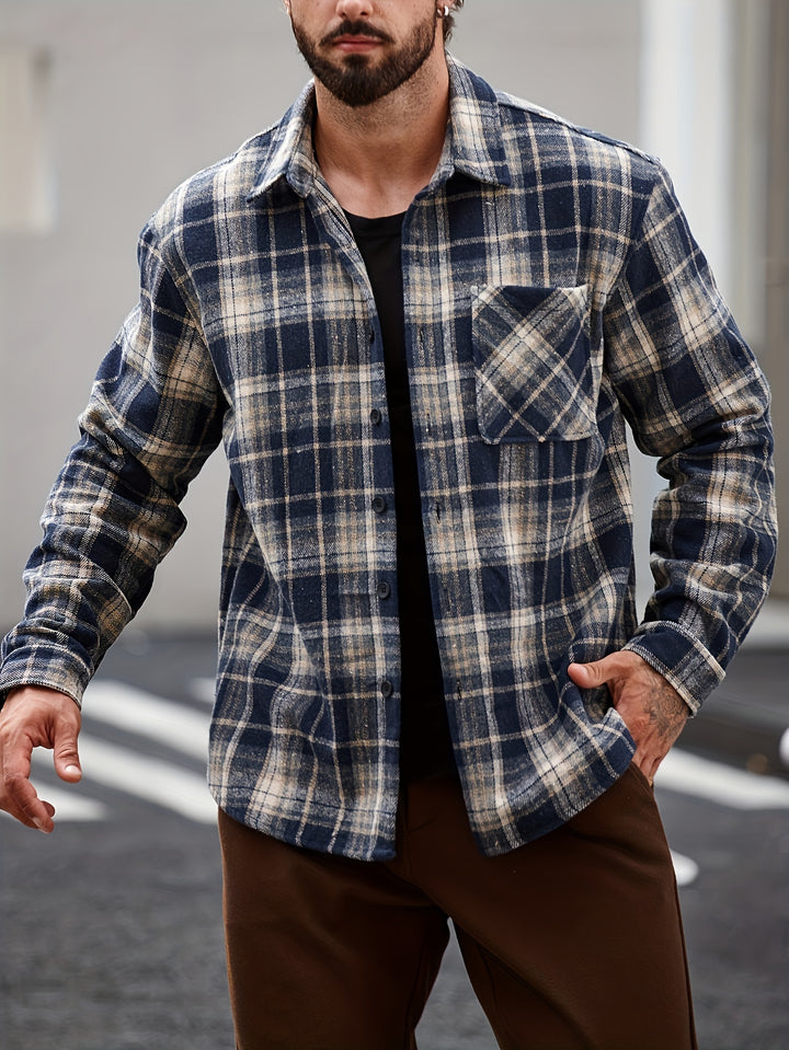 Long Sleeve Shirt With Chest Pocket
