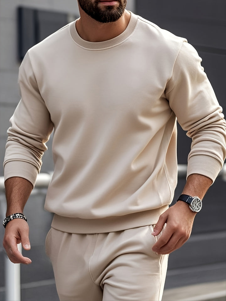 Alfredo Set - Long Sleeve Crew Neck Top & Pants