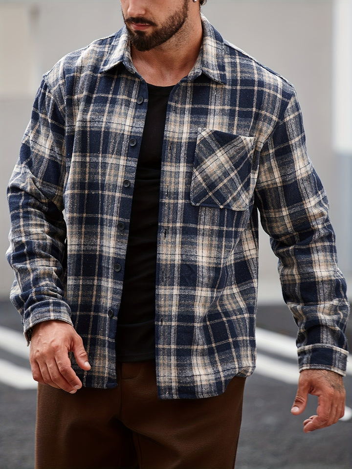 Turn-Down Collar Long Sleeve