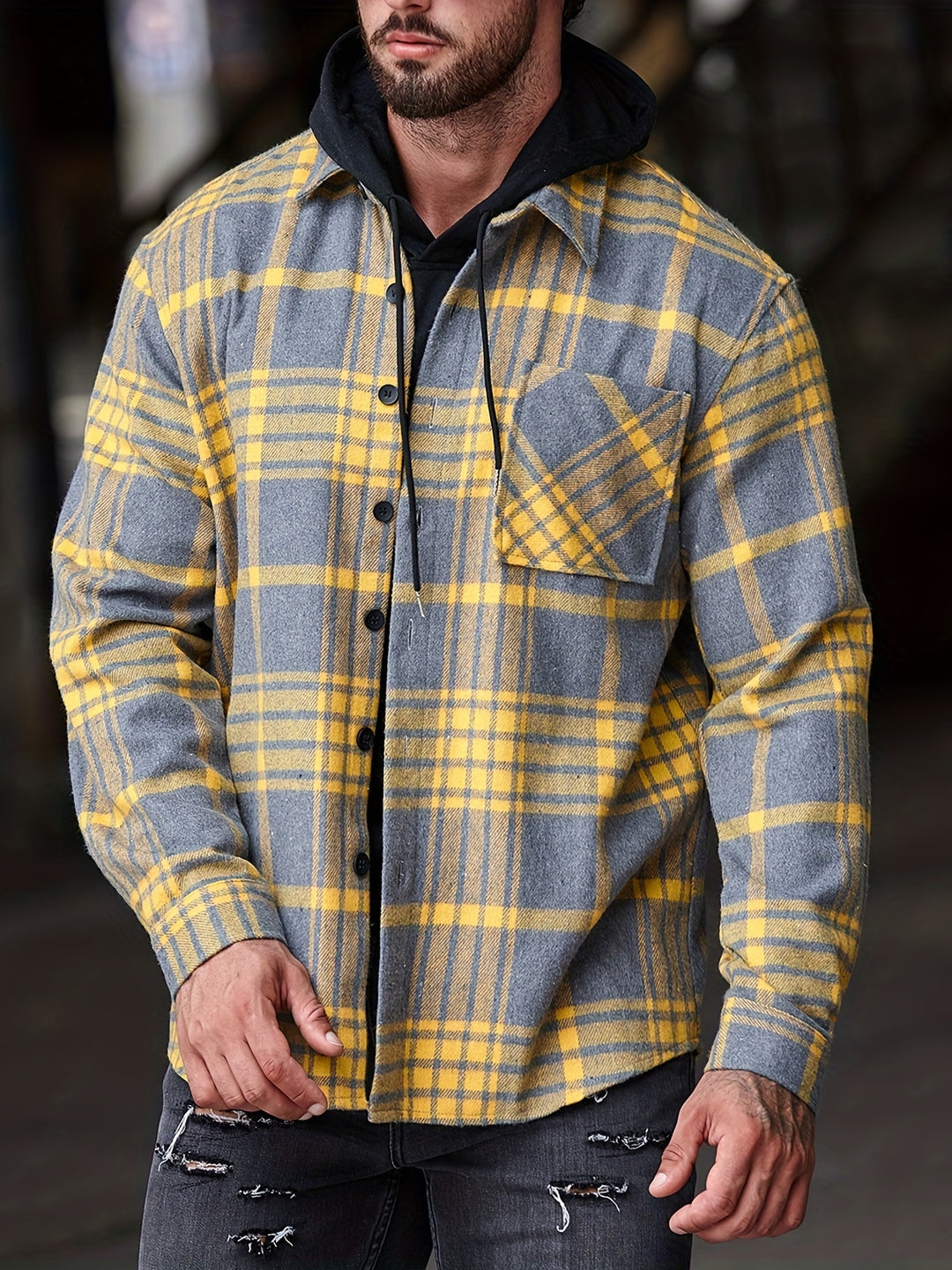 Turn-Down Collar Long Sleeve