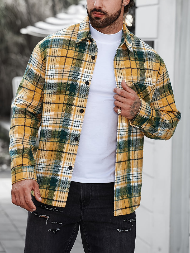 Turn-Down Collar Long Sleeve