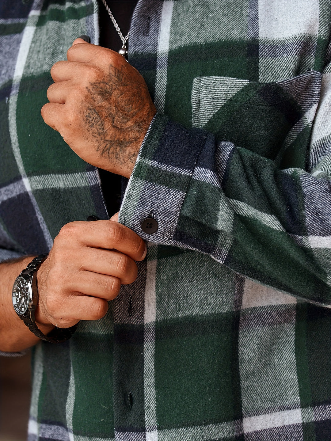 Turn-Down Collar Long Sleeve