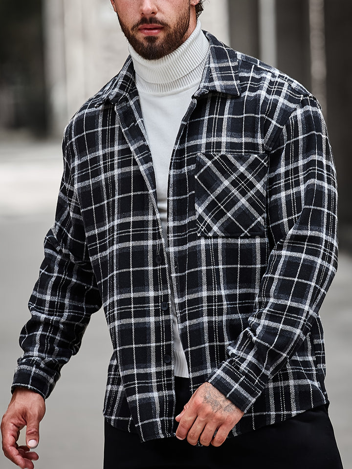 Turn-Down Collar Long Sleeve