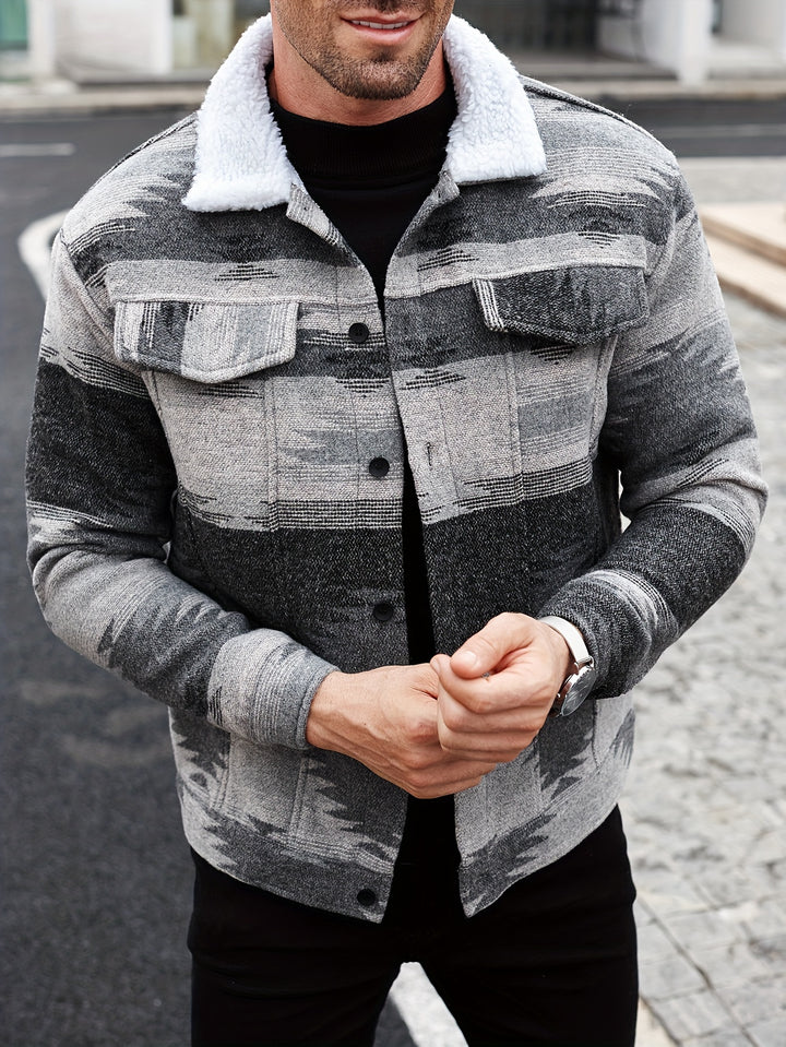 Jacket with Ethnic Pattern