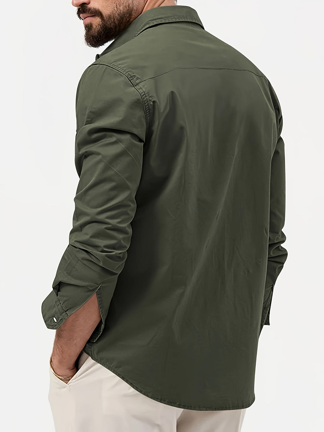 Men's Cotton Cargo Shirt