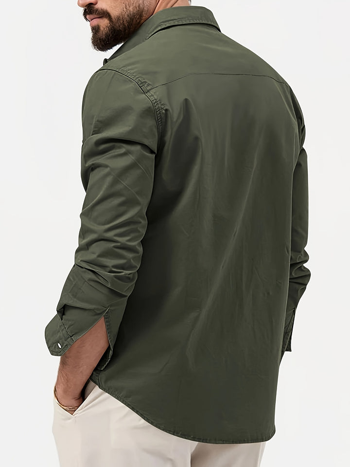 Men's Cotton Cargo Shirt