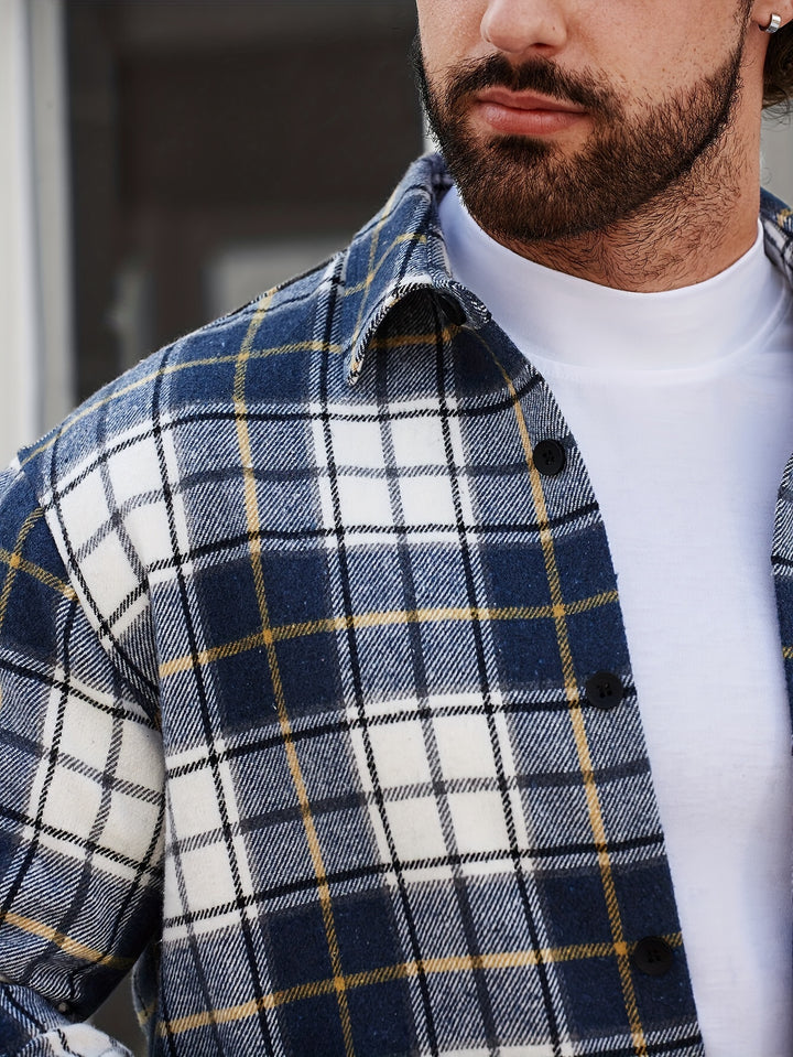 Turn-Down Collar Long Sleeve