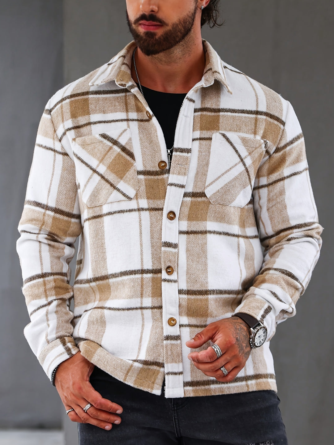 Lapel Coat Long Sleeve