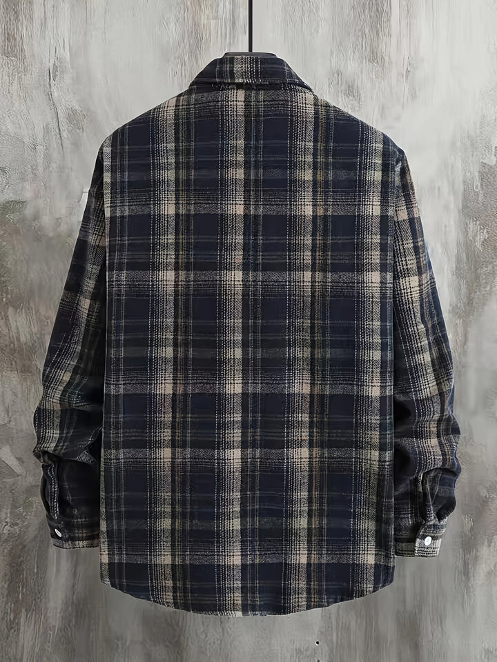 Men's Casual Plaid Shirtr