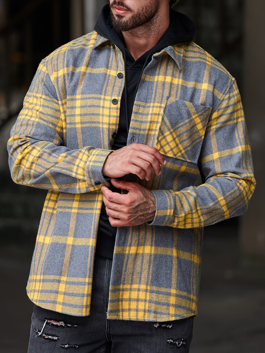 Turn-Down Collar Long Sleeve
