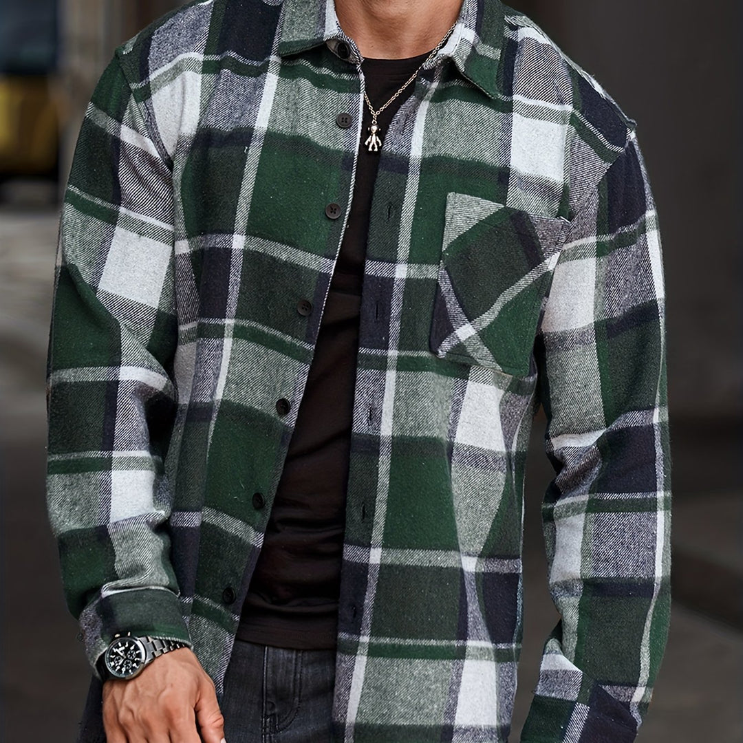 Turn-Down Collar Long Sleeve