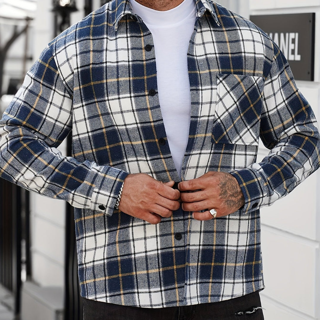 Turn-Down Collar Long Sleeve