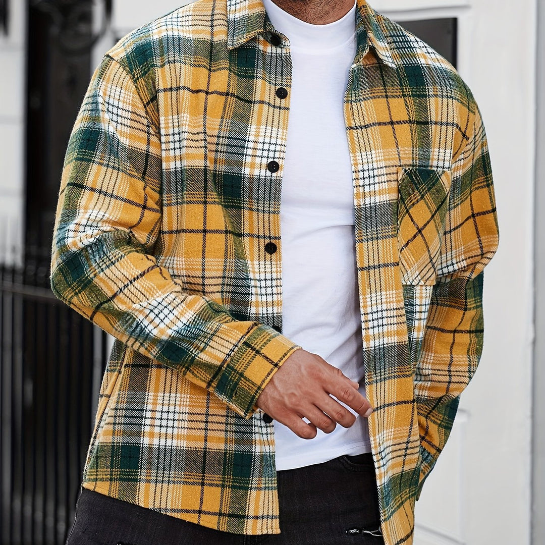 Turn-Down Collar Long Sleeve