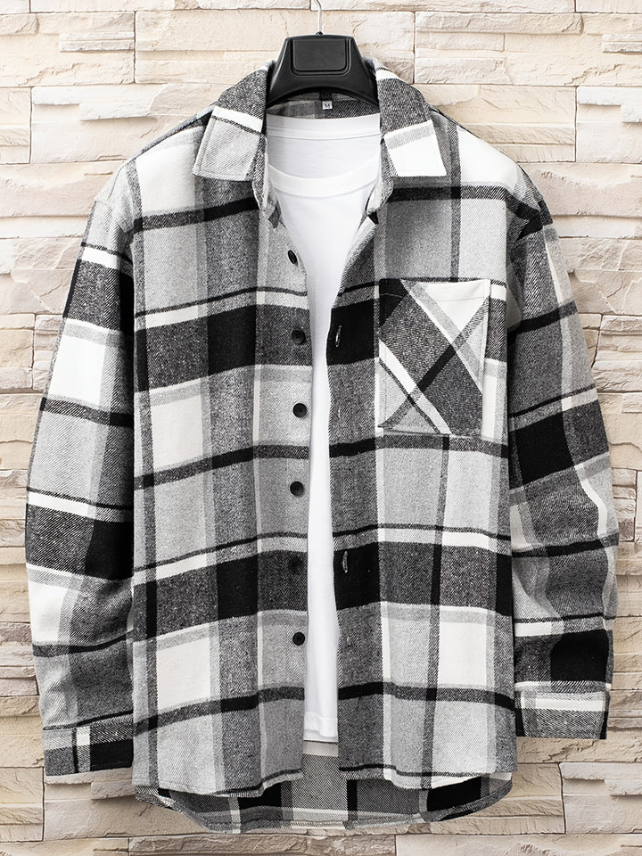 Turn-Down Collar Long Sleeve