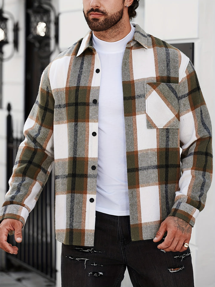 Turn-Down Collar Long Sleeve
